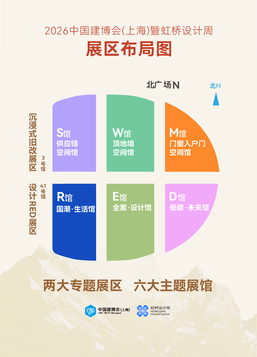 Welcome·《2026上海建博会暨虹桥设计周》·展会规模： 20万平方米